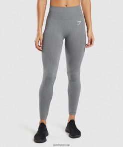 衣類 Gymshark Vital シームレス 2.0 レギンス スモーキーグレーメランジ 女性 T2X264250